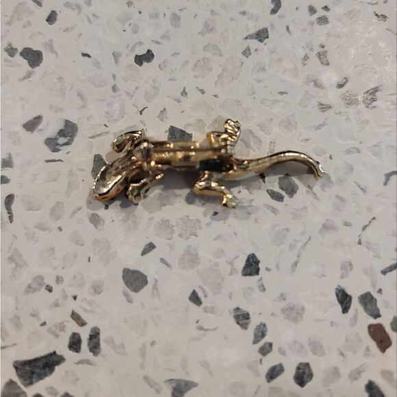 Pair Of Gecko Brooches  - Picture 5 of 6